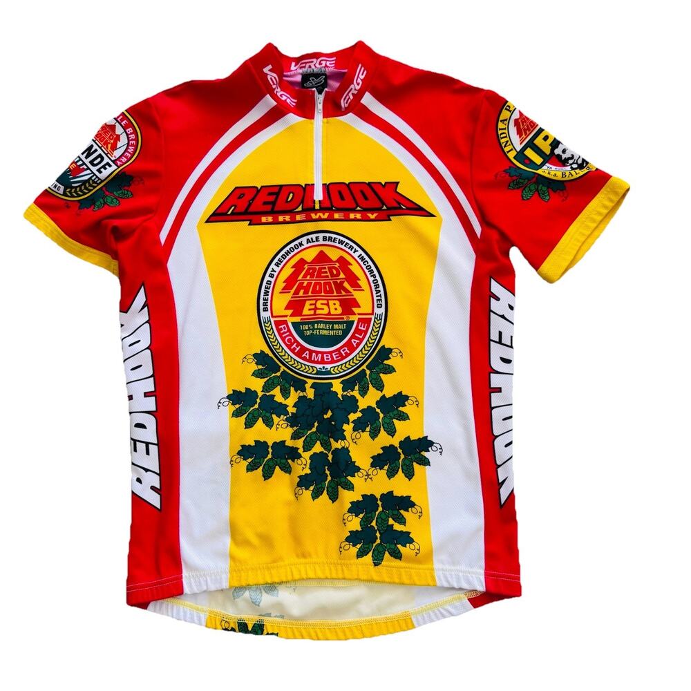 Verge Sport Red Hook Mens Cycling Jersey Shirt Mens Size XL Bicycling